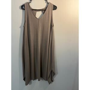 Sleeveless V-Neck Tunic Top/Dress Womens size M